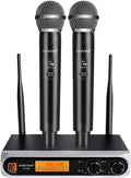 Wireless Microphone System - Professional Cordless 100ft Range