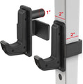 J Hooks for 2x2 Power Cage with 1in Hole - Heavy Duty Barbell Holders