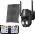 Solar Wireless Security Camera Outdoor 2K 360 Panoramic View - Color