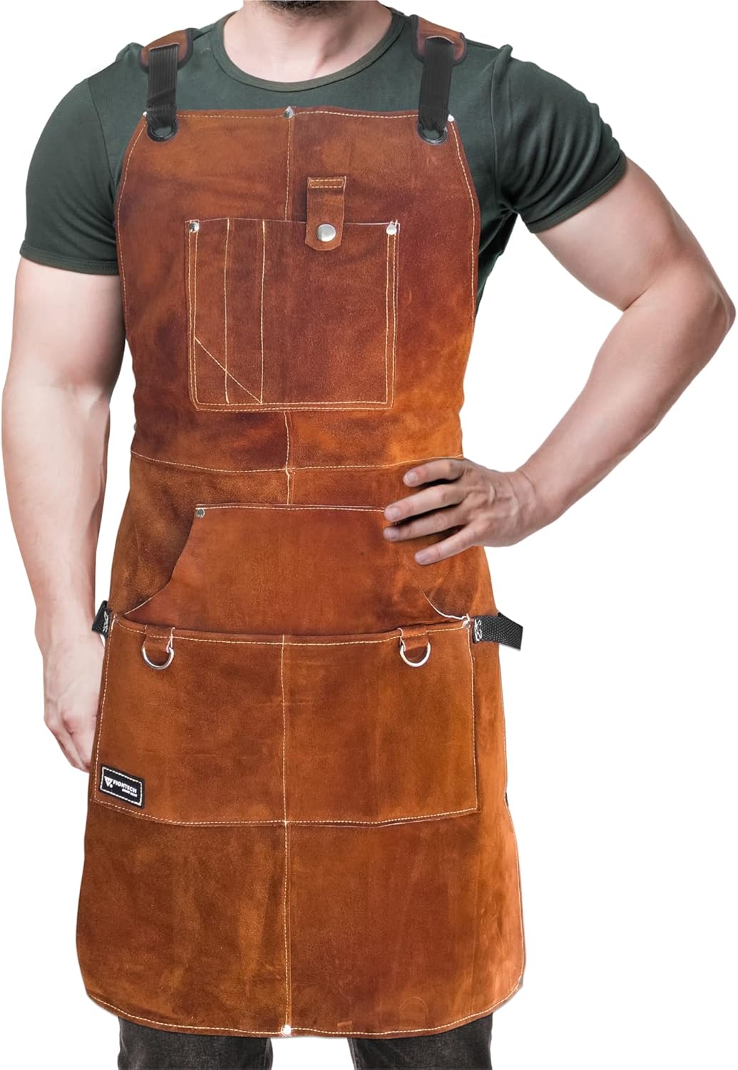 Heavy Duty Wood Working Apron for Men with Tool Pockets