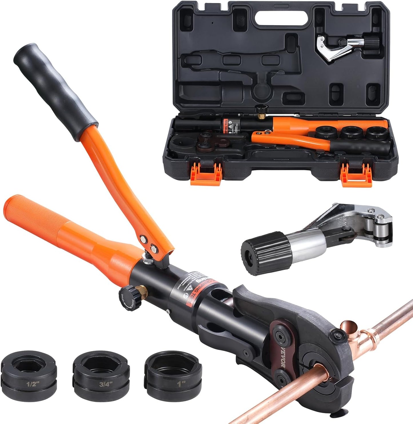 VEVOR Copper Pipe Crimping Tool for Efficient Crimping Tasks