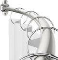 Curved Shower Curtain Rod Adjustable 48-85 in - Extra Space for Shower