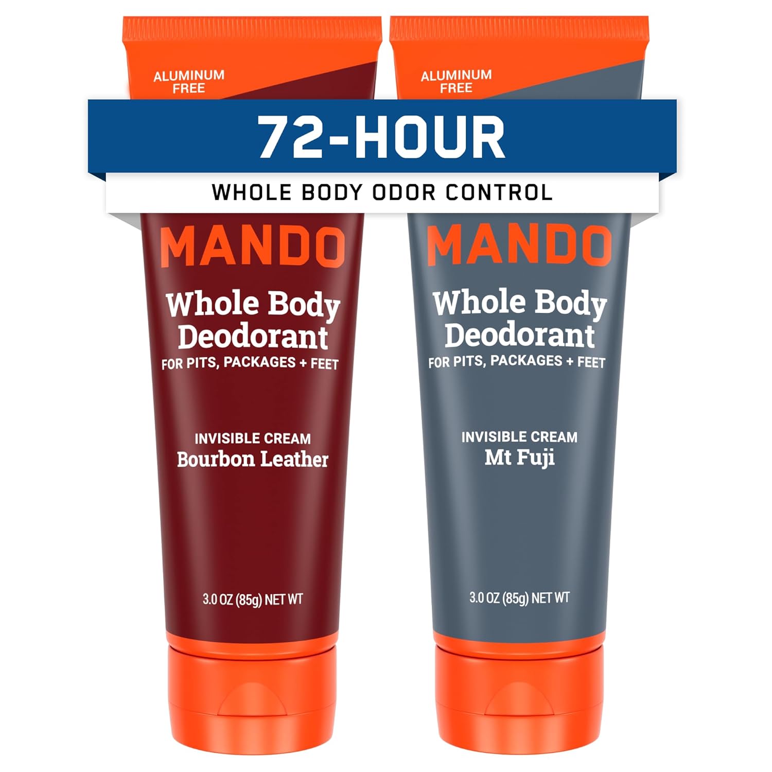 Mando Whole Body Deodorant for Men - 72 Hour Odor Control