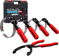 Spurtar Swivel Oil Filter Wrench Set of 5 - Adjustable Removal Tools