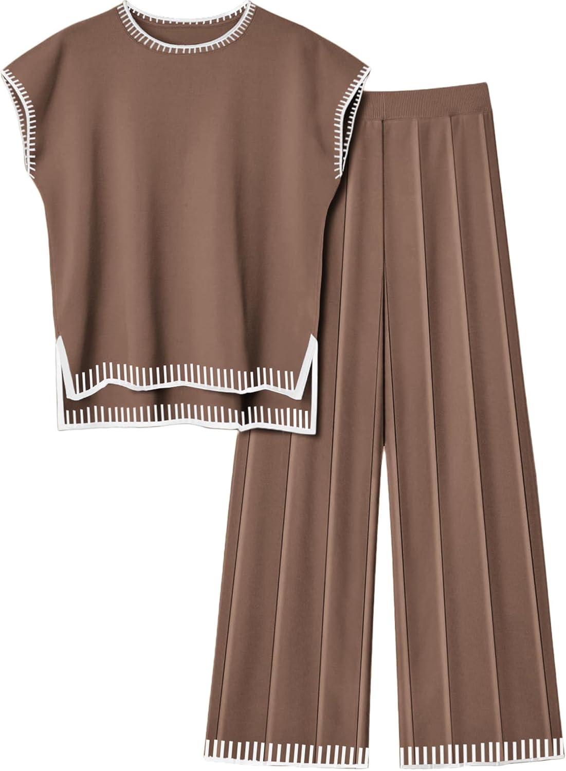 Ekouaer Womens Matching Sets Knit Sweater Sets for All Seasons
