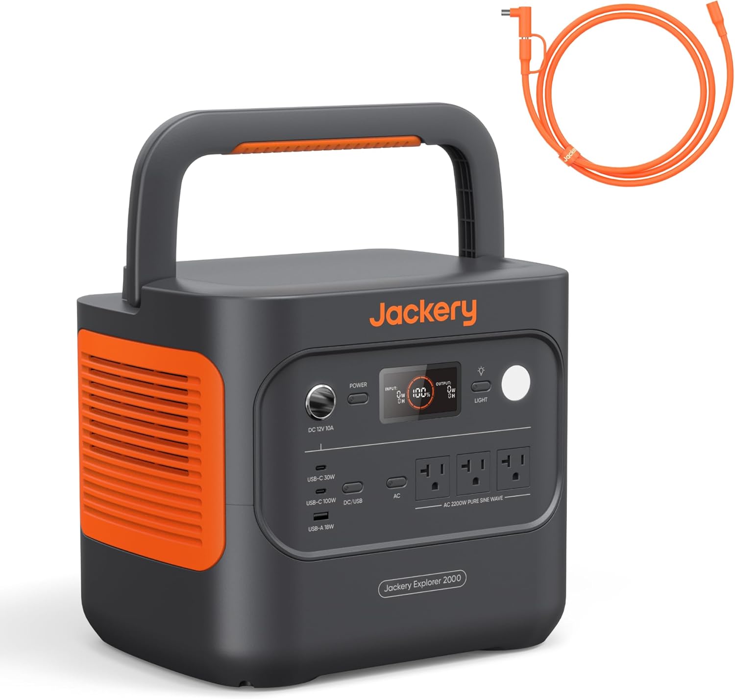 Jackery Explorer 2000 v2 Portable Power Station for Camping
