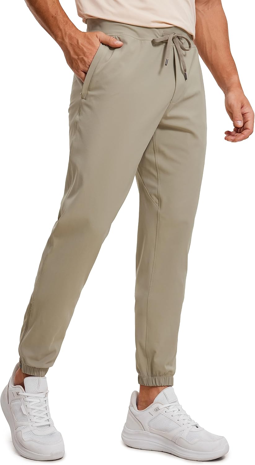 CRZ YOGA 4-Way Stretch Athletic Joggers for Men - Perfect Fit