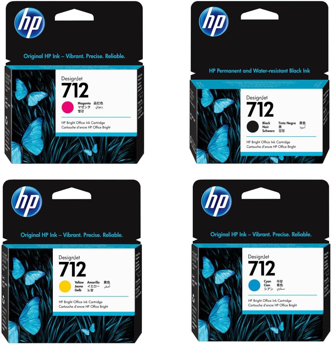 HP 712 Cyan DesignJet Ink Cartridge for T650, T630, T230, T210
