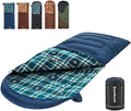 KingCamp Sleeping Bag for Adults XL Big and Tall - Warm Flannel
