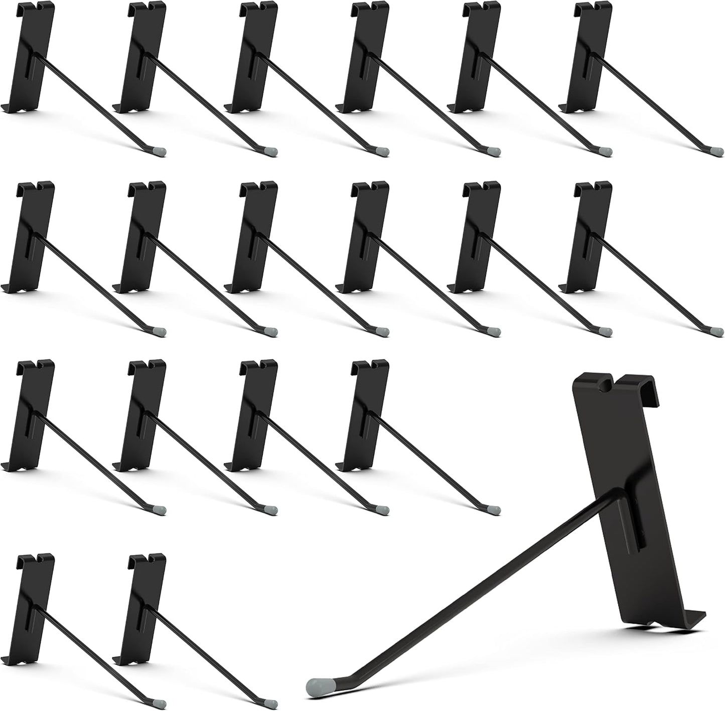 HUHOLE Gridwall Hooks 6 Inch - Durable Display Hooks for Grid Wall