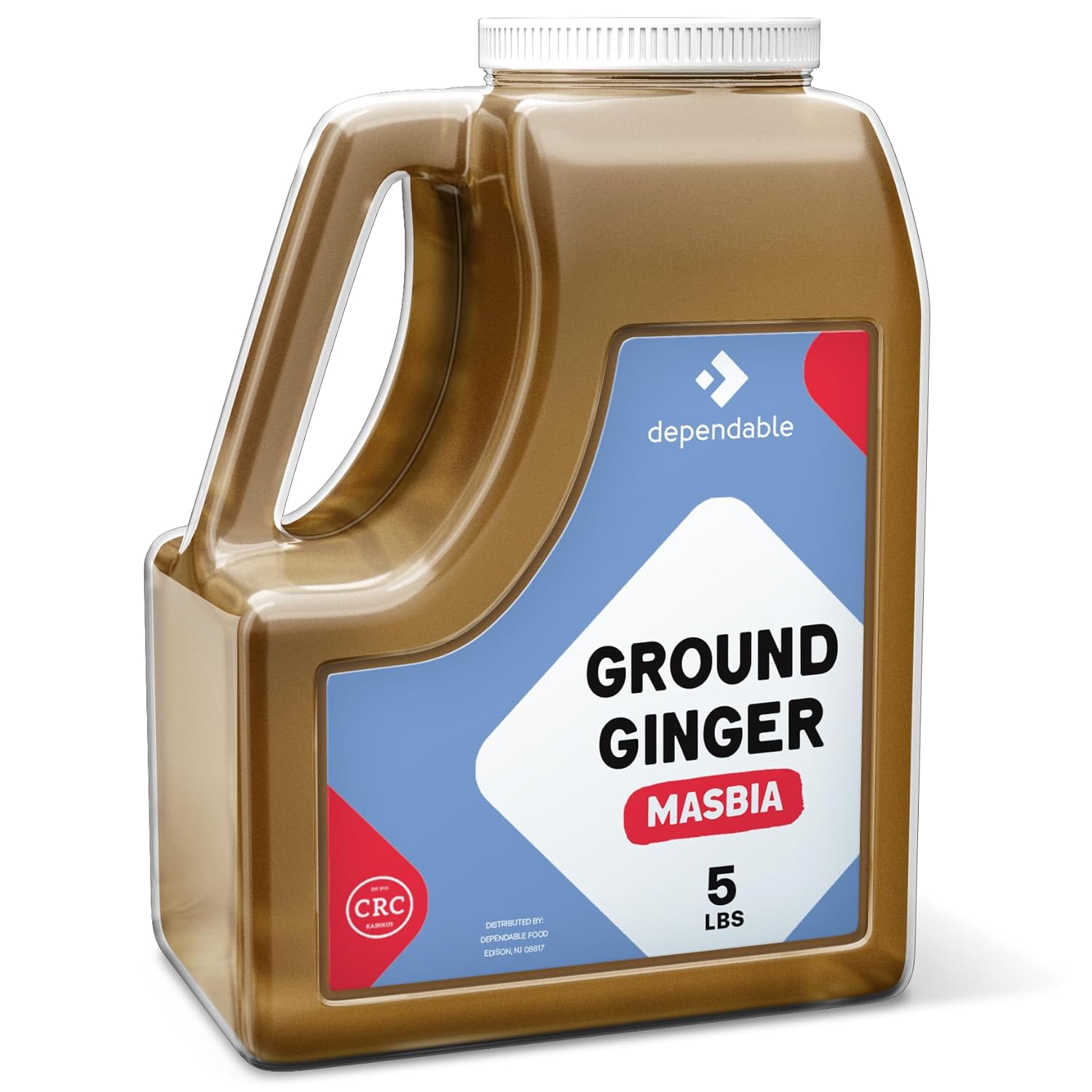 Dependable Foods Ground Ginger Spice 5 Lb Bulk Jar Delight