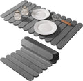 Extra Large Quick Dry Stone Drying Mat 28x16 - Rapid Absorbent Counter