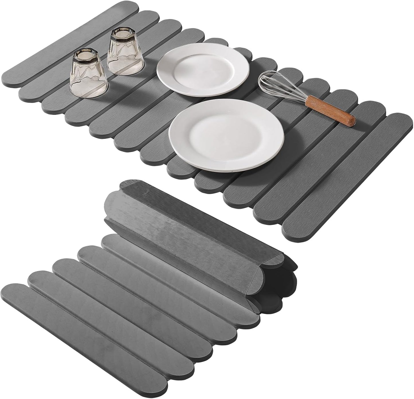 Extral Large Quick Dry Stone Drying Mat for Kitchen Counter