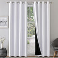 Total Blackout Curtains 2 Panels - Full Light Block and Thermal