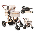 High Landscape Baby Stroller - Trenana 2 in1 Reversible Bassinet