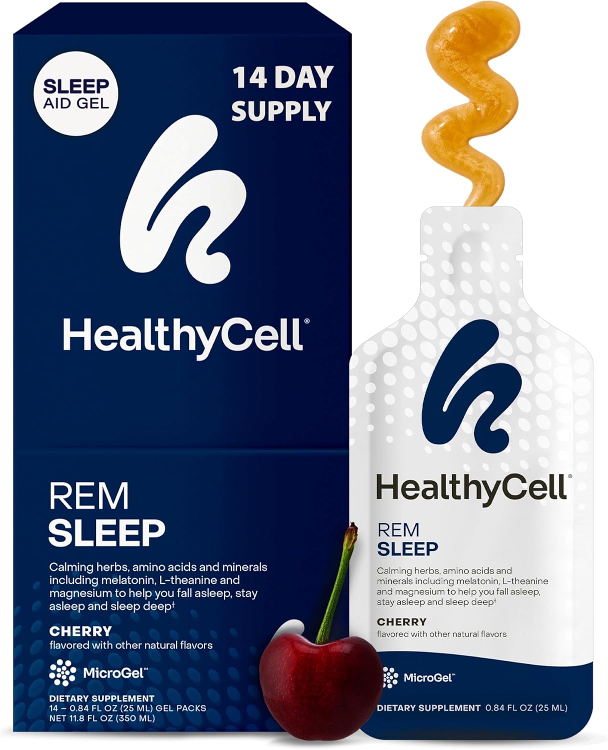 Healthycell REM Sleep Liquid Gel for Deep Restful Sleep Support
