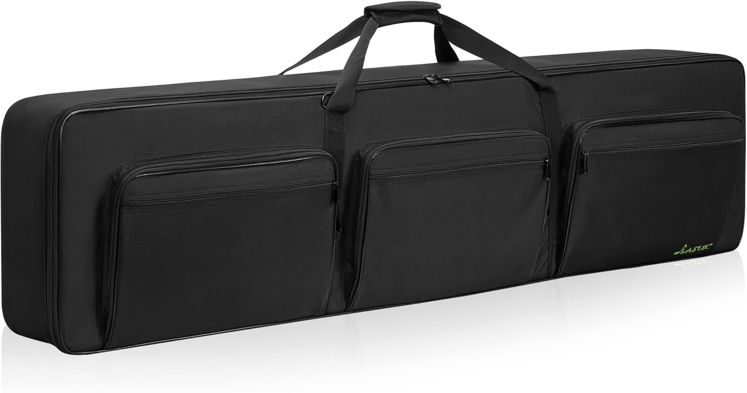 LASUK 88-Key Keyboard Gig Bag - Ultimate Protection & Storage!