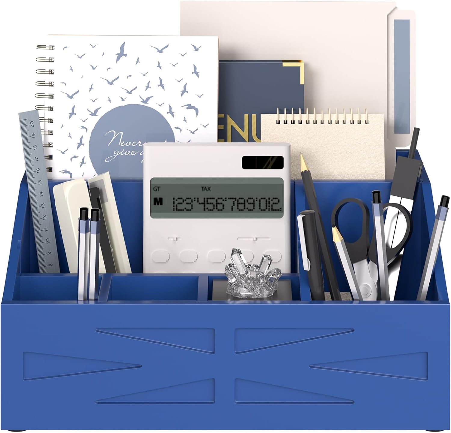 Wood Mail Organizer Countertop for Stylish Desk and Kitchen