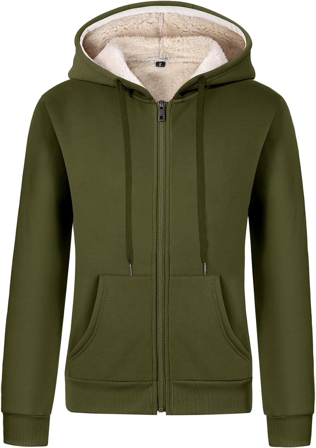 Gihuo Women's Sherpa Lined Hoodie for Ultimate Winter Comfort