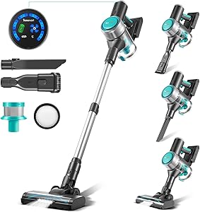 Transmart LED Display Cordless Vacuum Cleaner with 25Kpa Suction