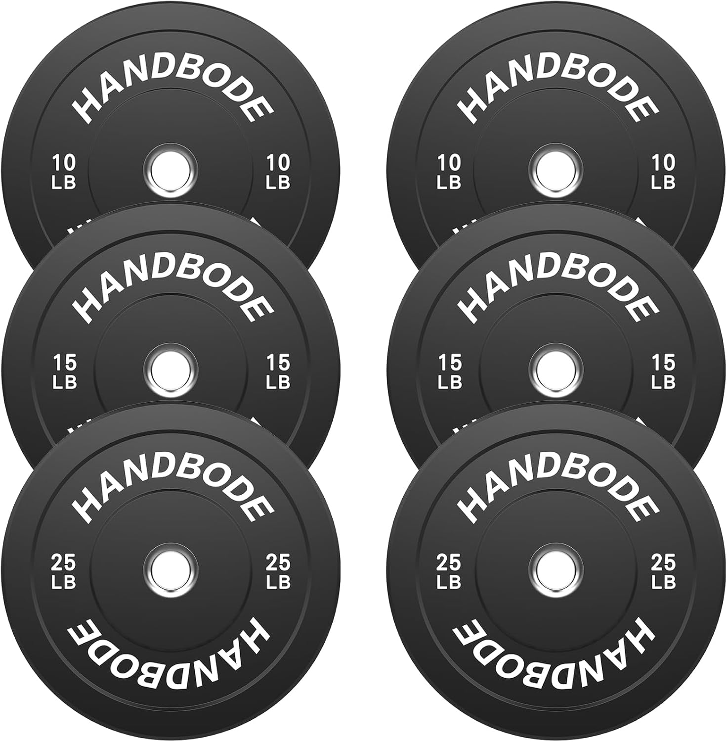 Colored Bumper Weight Plates Set for Home Gym Training
