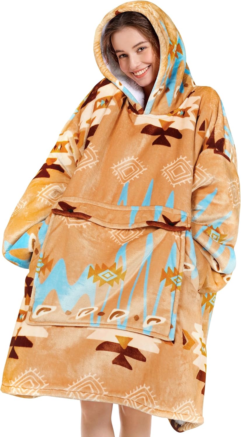 Narecte Cozy Oversized Blanket Hoodie for Adults - Soft & Warm