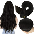 Full Shine 24 in Weft Human Hair Sew In Extensions - Natural Volume