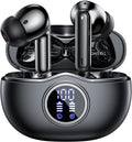 Wireless Earbuds Bluetooth 5.3 Headphones Black - 40H Playtime