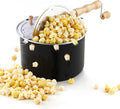 Stovetop Popcorn Popper with Crank, 6-Quart Aluminum - Even Heat