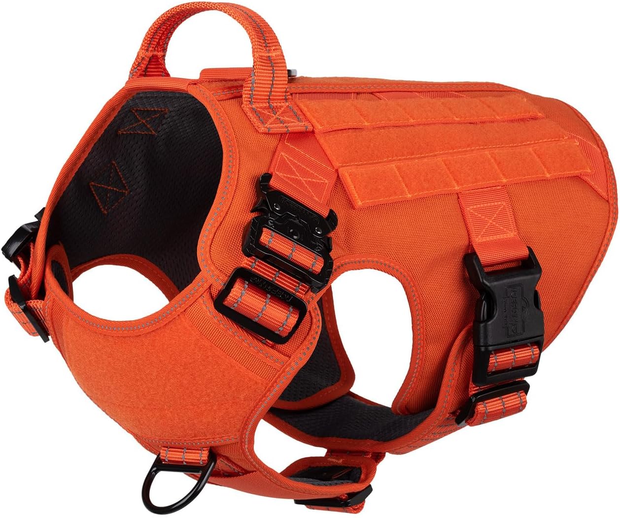 ICEFANG Tactical Dog Harness for X-Large Dogs with MOLLE Vest