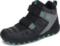 Unisex-Child Ankle Hiking Boots for Boys Girls - Easy Hook & Loop