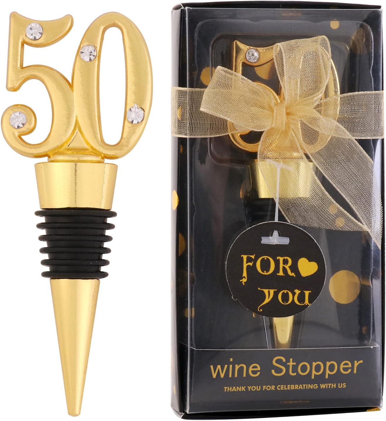 24 Pack 50th Birthday Party Favors with Gift Box for Guests