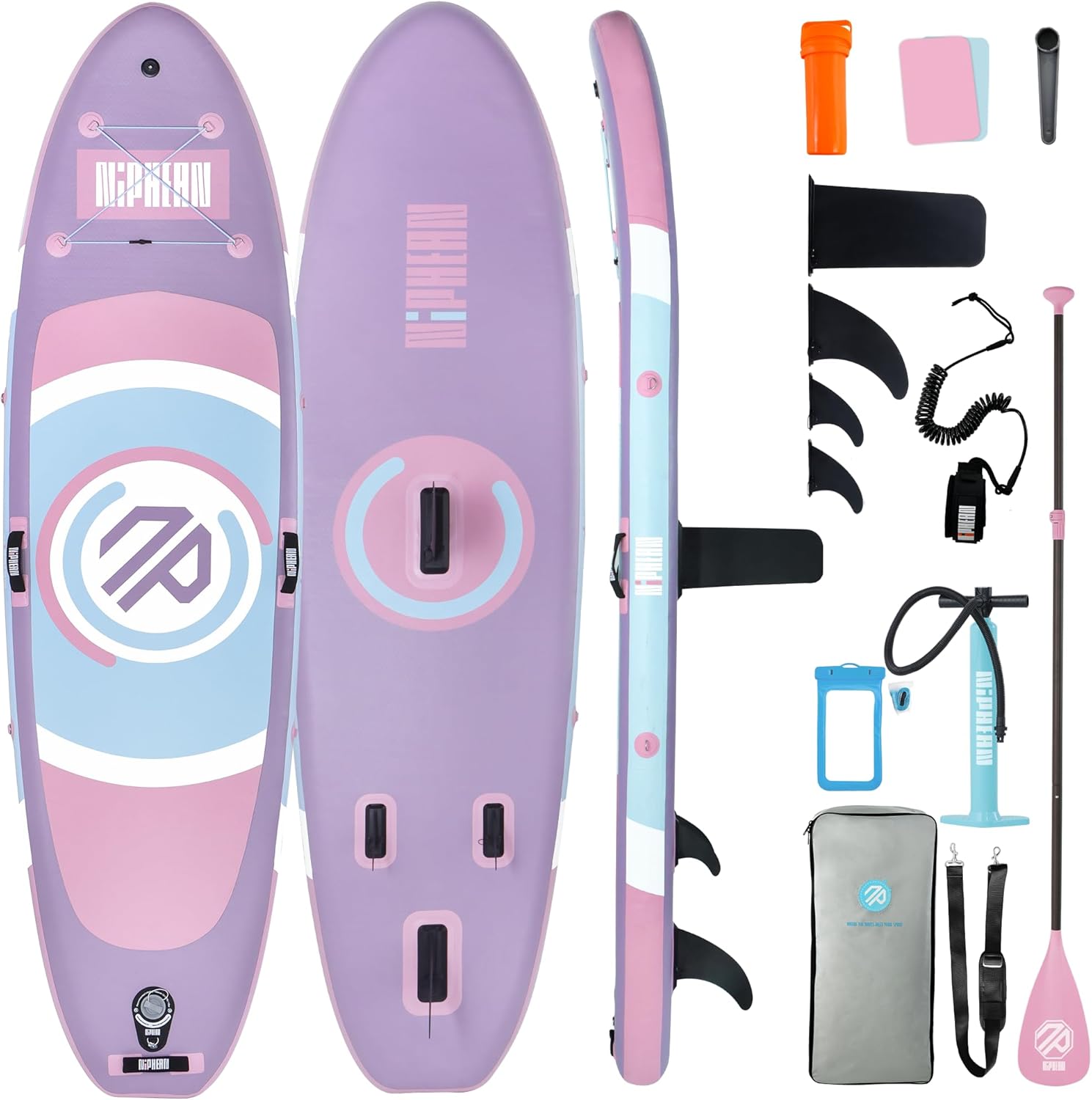 Niphean Inflatable Paddle Board - Ultra-Light & Beginner Friendly