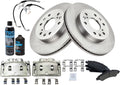 TRQ Front Brake Pad & Rotor Kit Ceramic Compatible with GM - Complete