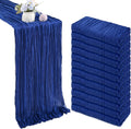 12 Pack 10ft Royal Blue Cheesecloth Table Runner 35x120 in - Versatile