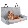 Dog Car Seat Booster for Medium & Large Pets - Waterproof Travel Bed