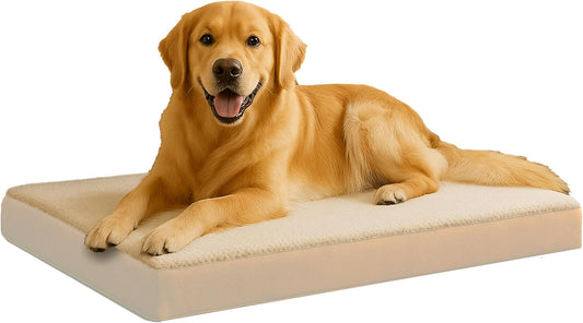 Orthopedic Dog Bed with Memory Foam for Large Dogs up to 65lbs