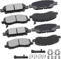 cciuy D1037 D866 Ceramic Front Rear Disc Brake Pad - Quiet, Long Life