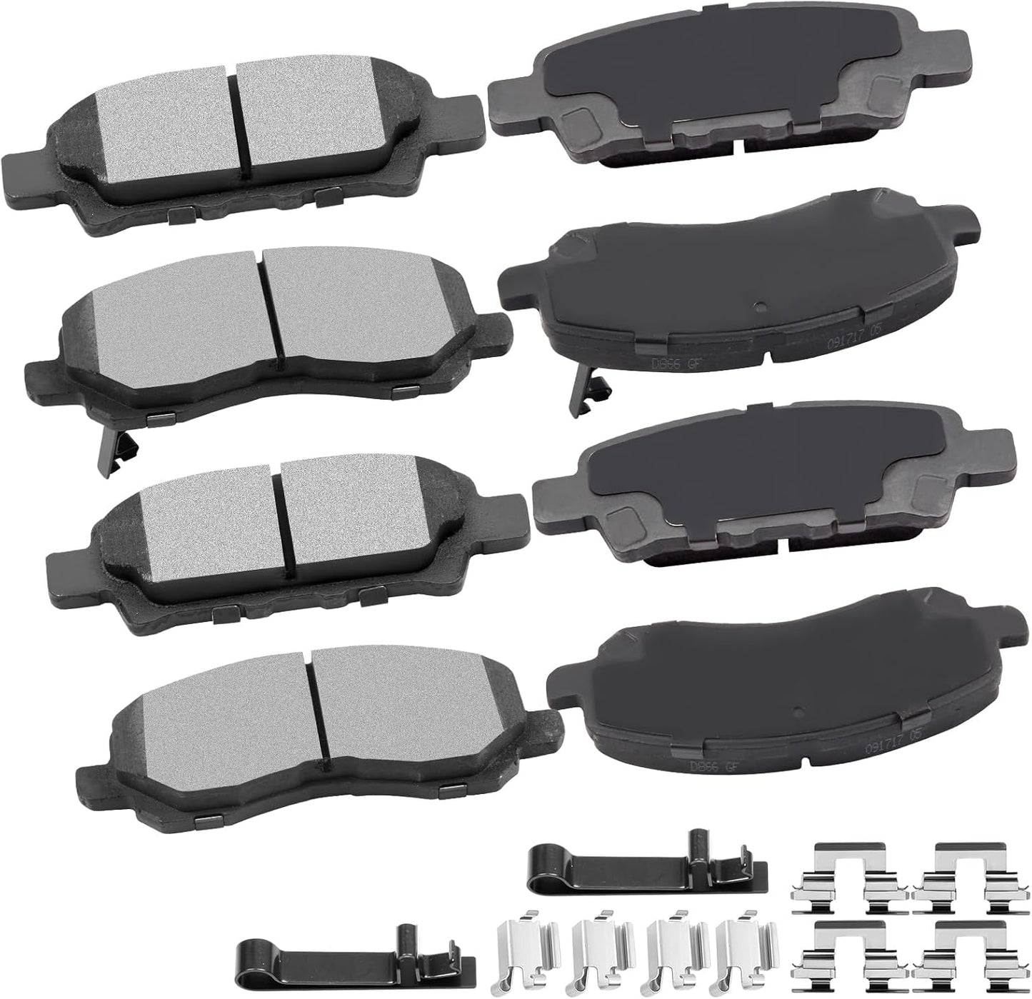 cciuy D1037 D866 Ceramic Brake Pads for Chrysler Dodge Jeep