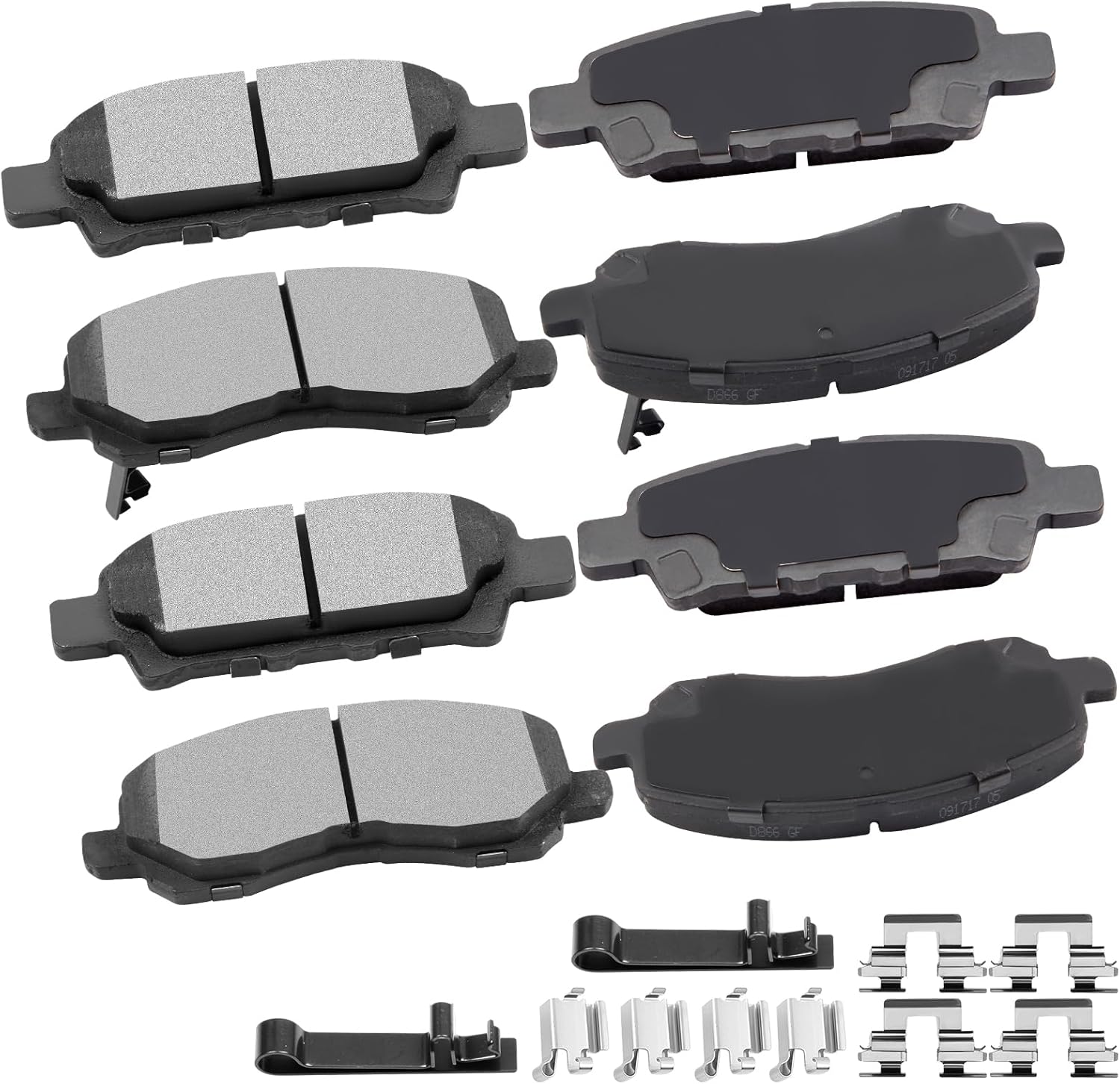 cciuy D1037 D866 Ceramic Brake Pads for Chrysler Dodge Jeep