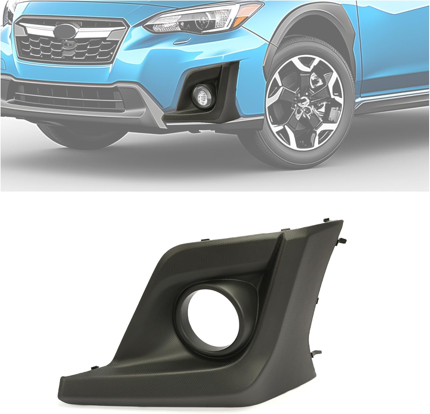 Kojem Left Fog Light Bezel for 2018-2020 Subaru Crosstrek