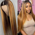 Highlight Ombre V Part Wigs Human Hair by Xuchang Xiaoting