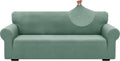Jacquard Sofa Cover for 3 Cushion Couch - High Stretch Protector