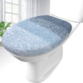 Comfortable Microfiber Toilet Lid Cover from OLANLY for Bathrooms