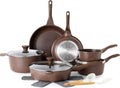 SENSARTE 16-Piece Nonstick Cookware Set for Healthier Meal Prep