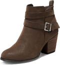 Luoika Women's Wide Width Ankle Boots - Comfortable Extra Wide