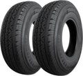 Set of 2 Travelstar HF288 ST205/75R15 Trailer Tires - Deep Tread Value
