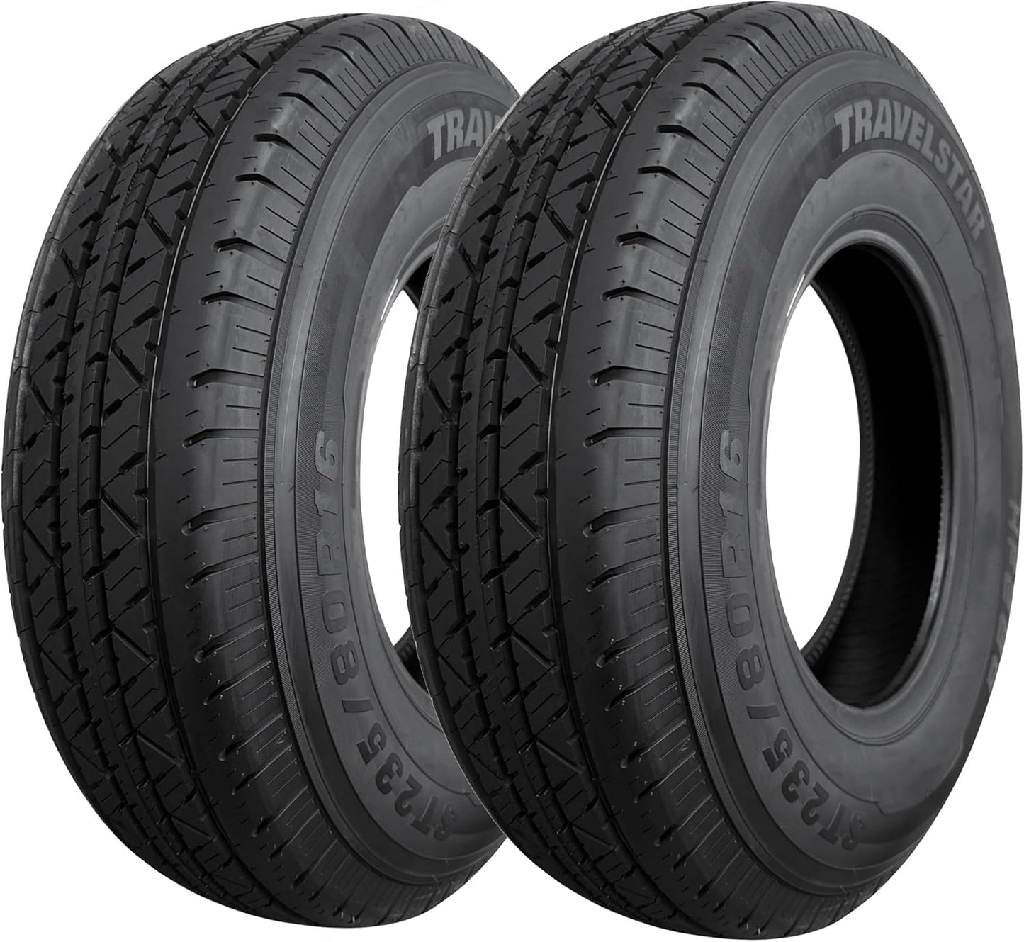 Travelstar HF288 ST205/75R15 Trailer Tires with Road Hazard Warranty