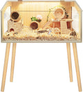 Prolee Hamster Cage with Legs 32in x 16in x 40in - Spacious Chew-Proof
