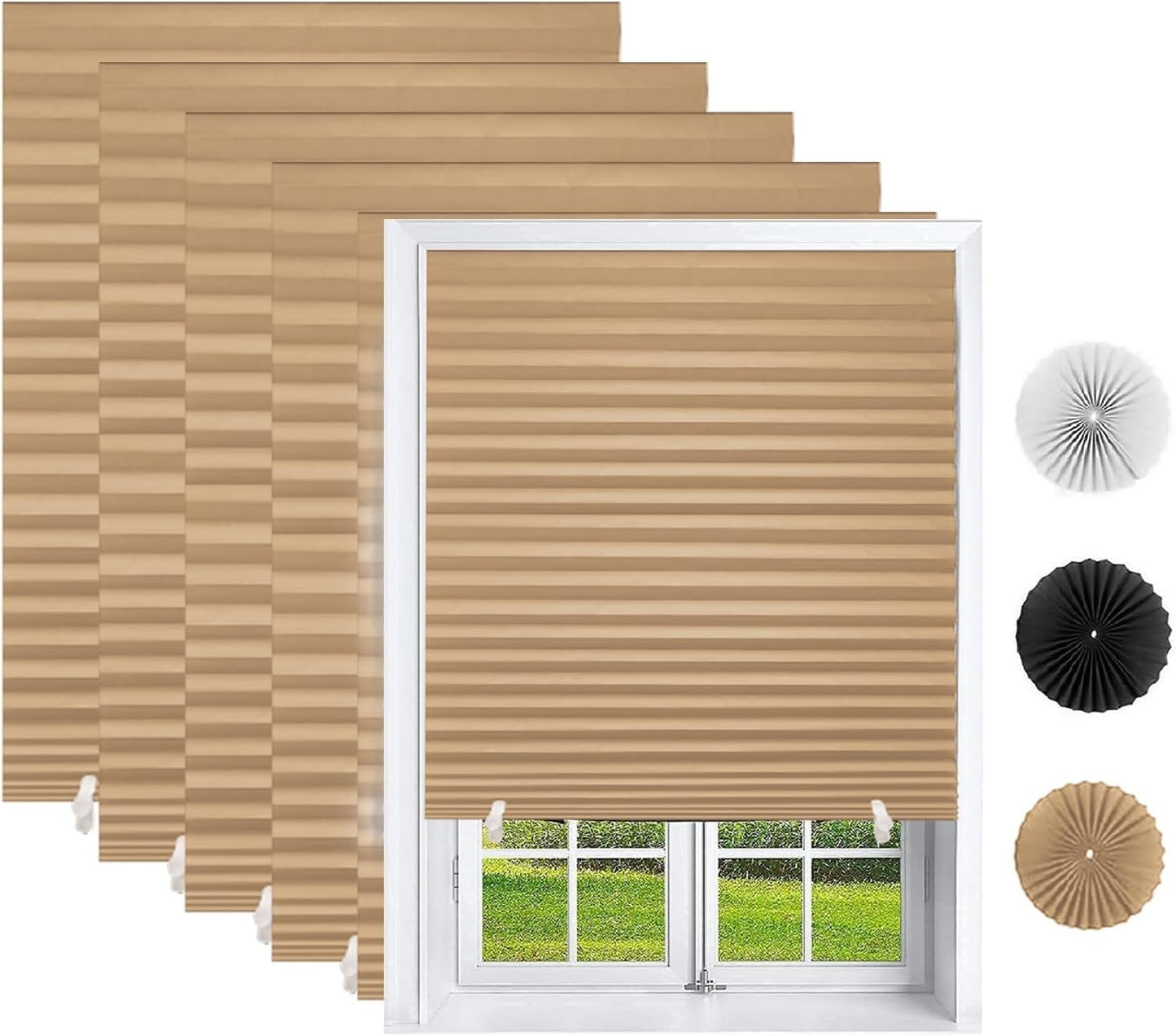 Temporary Window Blinds for Instant Privacy and Easy Installation